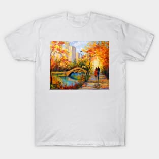 Romantic encounter in new York T-Shirt